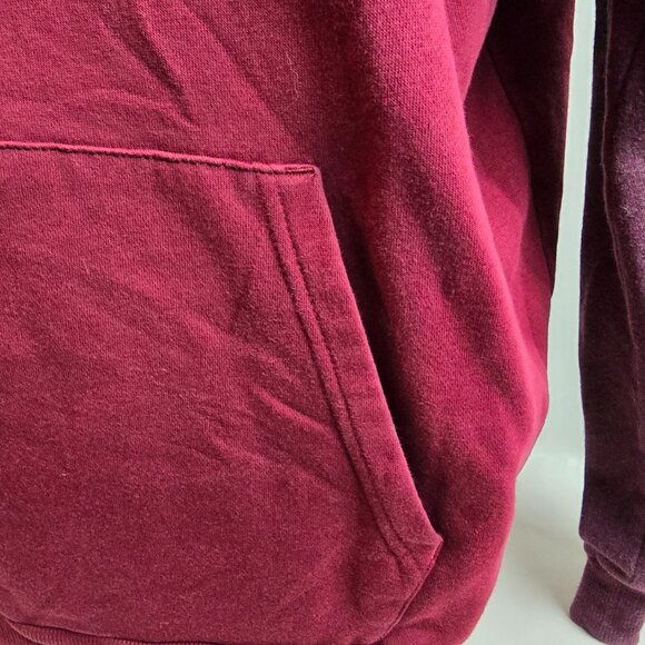 Under Armour Sweatshirt Mens XL Red Pullover Hoodie Loose Fit Fleece Athleisure - Picture 4 of 9